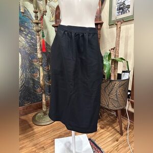 EUC VINTAGE Catalina black Blue Midi Pencil Skirt for Work